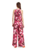 Vera Mont Jumpsuit mit Taschen in Pink/Dark Red