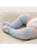 MUNADUNA 5er-Pack hohe Socken in Beige mit 3D-Ohren