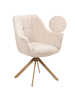 Beliani Esszimmerstuhl HAYDEN in Beige/Braun - (W) 64 x (H) 85 x (L) 69 cm