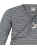 Normani Outdoor Sports 2er Set Unisex Baby Wickelbody Langarm-Strampler in Grau/Beige