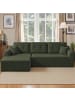 VASAGLE Ecksofa Camila in Waldgrün - (B)242 x (H)73 x (T)152 cm
