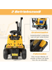 COSTWAY 6V Elektro Sitzbagger in Gelb