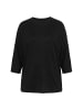 MIAMODA Jacquard-Pullover in schwarz