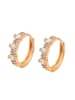 faina Women Earrings in Rose Gold White