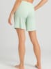 Hanro Schlafshorts Natural Elegance in pistachio melange