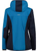cmp softshelljacke WOMAN JACKET FIX HOOD in Blau