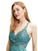 Vera Mont Abendkleid mit Spitze in Bright Eucalyptus