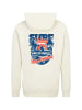 OLDSKULL Hoodie Wrldvibe Surf Dreams Graphic in Off White