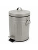 relaxdays Kosmetikeimer in Grau - 5 Liter