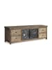 Giner y Colomer TV-Schrank aus gealtertem braunem Mangoholz und Metall in Brown