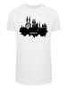 F4NT4STIC Long Cut T-Shirt Cities Collection - Munich skyline in weiß