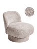 Beliani Sessel AYLO in Beige - (W) 60 x (H) 65 x (L) 70 cm