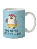 Mr. & Mrs. Panda Kindertasse Pinguin Kokosnuss mit Spruch in Eisblau