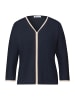 Street One 3/4-Arm Shirt mit Kontrastdetail in Blau