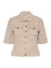 CULTURE Jeansjacke CUmilky Slim fit in Dune/White Stripe