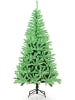 COSTWAY 180 cm Künstlicher Weihnachtsbaum im Dunkeln Leuchtend in Grün