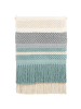 Beliani Wandbehang PARIKO in Bunt/Blau/Grau - (W) 60 x (H) 105 x (L) 1 cm