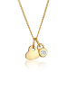 Elli DIAMONDS  Halskette 585 Gelbgold Herz in Gold