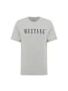 Mustang T-Shirt 1er Pack in Grau meliert