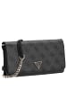 Guess Noelle II Xbody - Clutch 21 cm (dark taupe logo) in coal logo