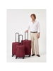 D&N Travel Line 9804 4 Rollen Kofferset 3-teilig mit Dehnfalte dark red
