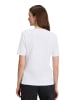 BETTY & CO Basic Shirt mit Rundhalsausschnitt in Weiß