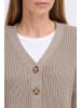 Oxmo Strickjacke OXKanna in Grau