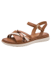 Tamaris WIDE FIT Sandale in COGNAC COMB