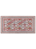 Beliani Kurzflor ANADAG in Beige/Rot/Schwarz - (W) 80 x (H) 80 x (L) 150 cm