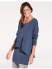 Heine Rundhalsshirt in jeansblau