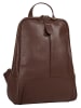 Samantha Look Rucksack echt Leder in braun