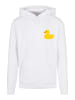 F4NT4STIC Basic Hoodie Yellow Rubber Duck HOODIE UNISEX in weiß