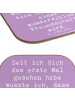 Mr. & Mrs. Panda Untersetzer Glas Spruch Neue Freunde finden mit... in Lavendeltraum