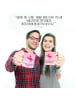 Mr. & Mrs. Panda Kinderpott Flamingo Yoga mit Spruch in Aquarell Pink