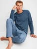 Calida Pyjama in Atlantic blue