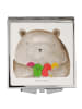 Mr. & Mrs. Panda Handtaschenspiegel quadratisch Bär Gefühl ohne ... in Weiß