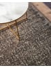 Beliani Kurzflor ESEL in Grau/Gold - (W) 140 x (H) 1.2 x (L) 200 cm