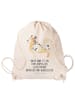 Mr. & Mrs. Panda Sportbeutel Hund Australien Shepherd mit Spruch in Creme
