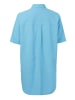 VIA APPIA DUE  Bluse Dezente Longbluse in unifarbenem Design in türkis