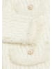 CARNEA Damen Strickjacke in Wollweiss