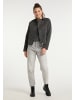 myMo Damen Jacke in Schwarz Weiss