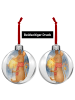 Mr. & Mrs. Panda Christbaumkugel Maus Weihnachten Design ohne Sp... in Weiß