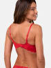 Royal Lounge Bralette Royal Dream mit Spitze in Rot