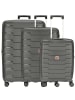 Roncato Skyline - 4-Rollen-Trolley-Set 3tlg. in antracite