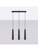Nice Lamps Pendelleuchte NEBULA 3L Schwarz H 23
