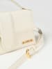 Jacquemus Weiß Elfenbein Kroko Le Grand Bambino Handtasche