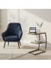 relaxdays Beistelltisch in Schwarz - (B)47,5 x (H)58,5 x (T)25 cm