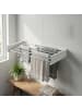 SONGMICS Wäscheständer Bunji in Weiß - (B)80 x (H)10.5 x (T)40 cm