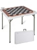 COSTWAY Schachtisch klappbar 90 x 90 x 74 cm in Bunt