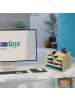 relaxdays Schreibtisch Organizer in Hellbraun